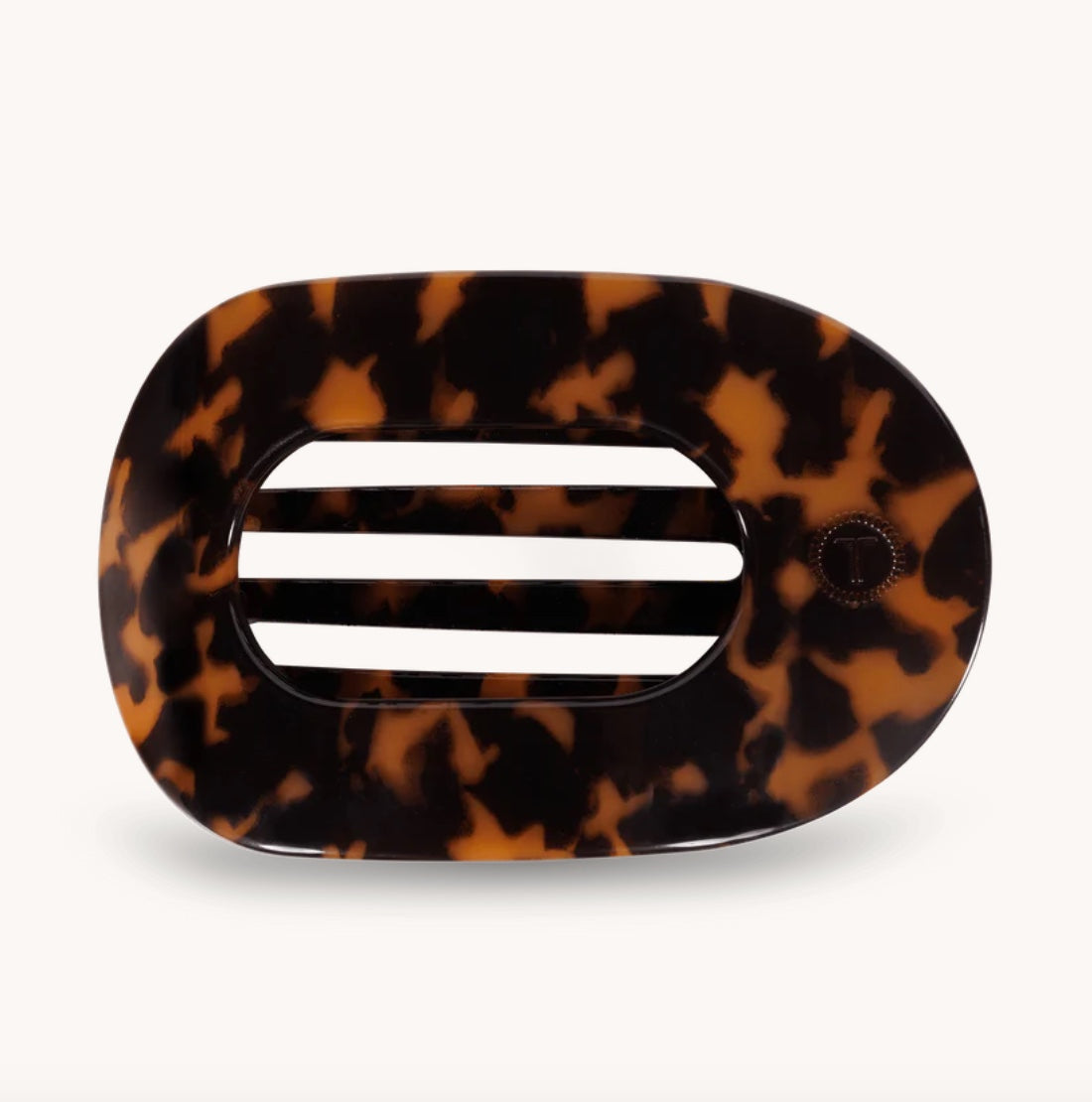 Teleties Medium Flat hair clip round