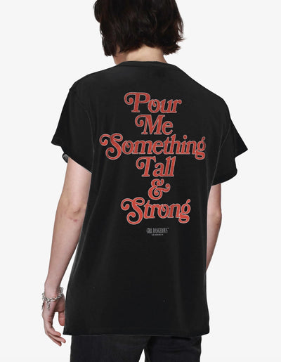 Tall & strong vintage black t