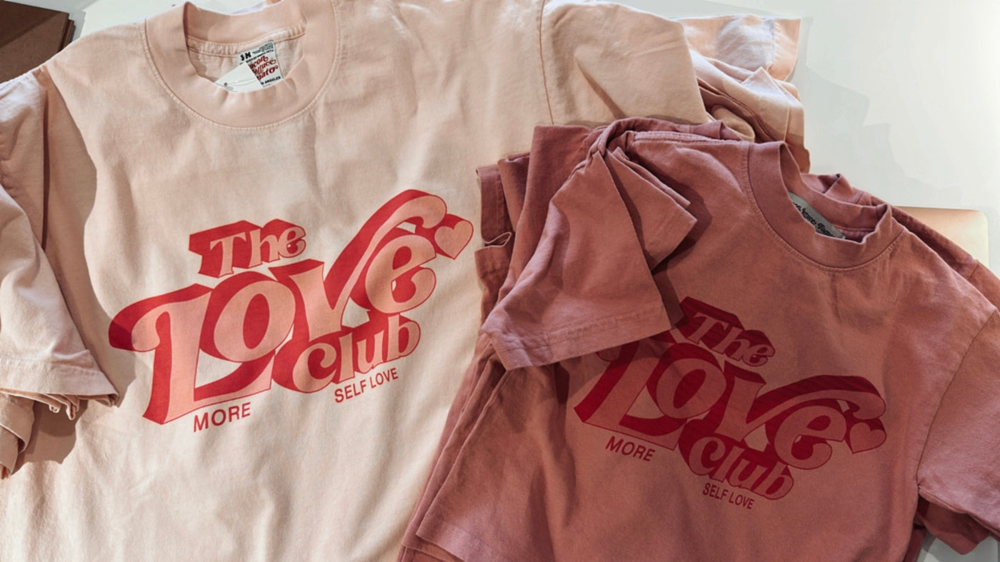 The more self love club graphic t's (kids)