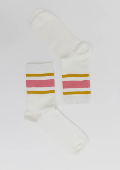 Retro striped socks
