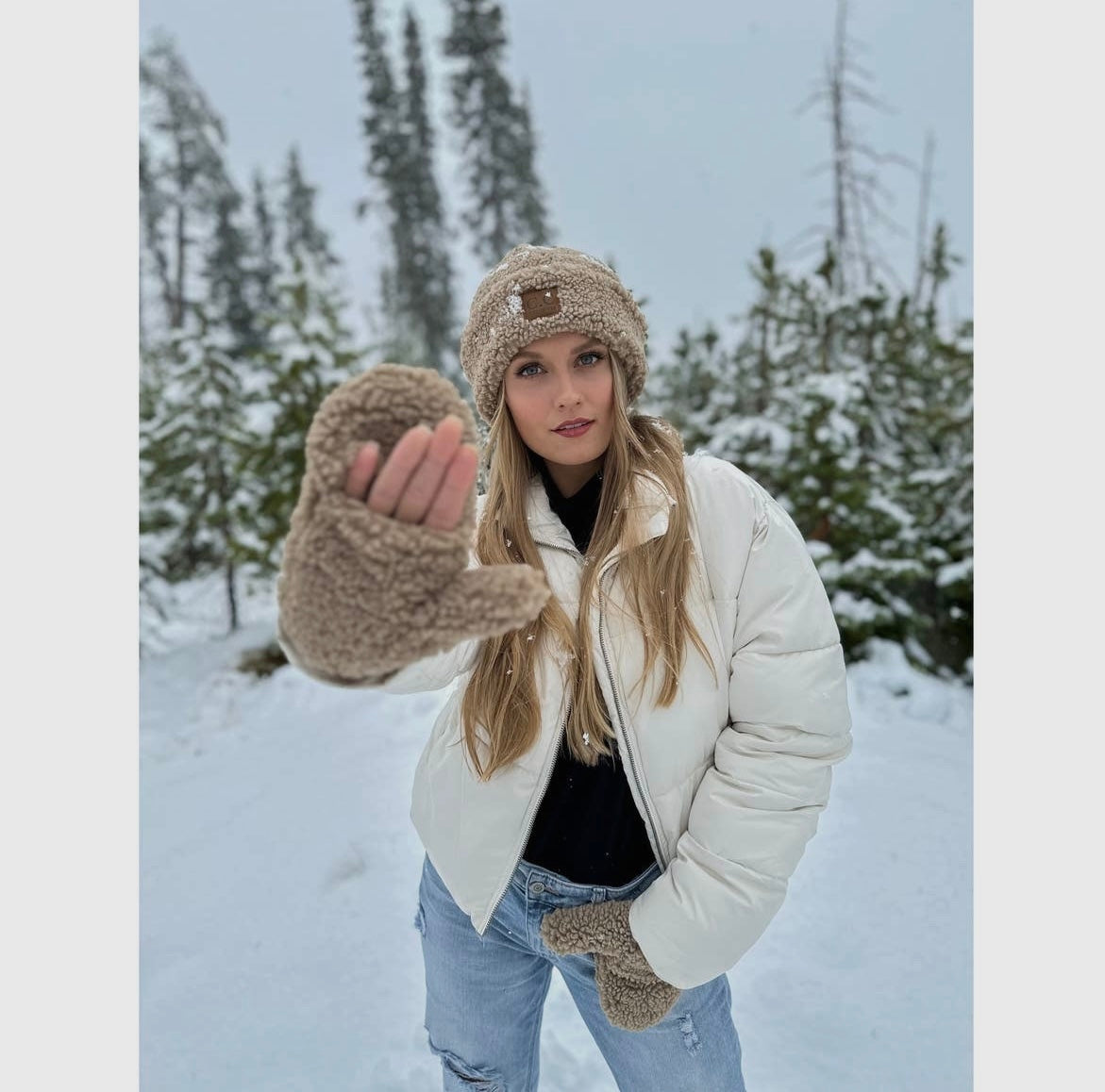 Sherpa split mitts