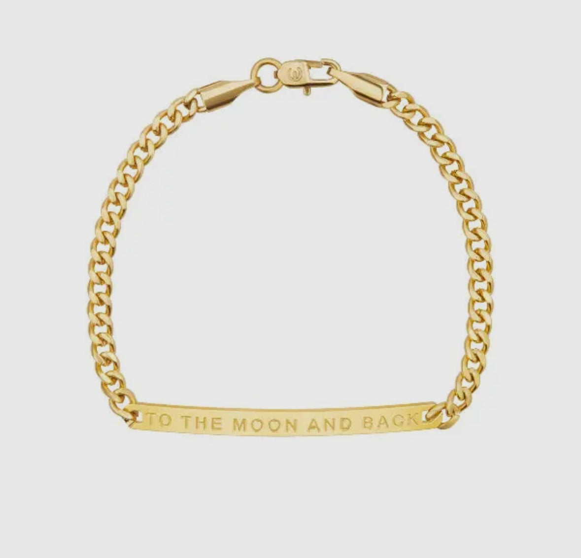 To the moon and back bracelet