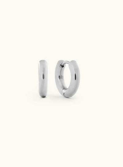 Clover hoop earrings