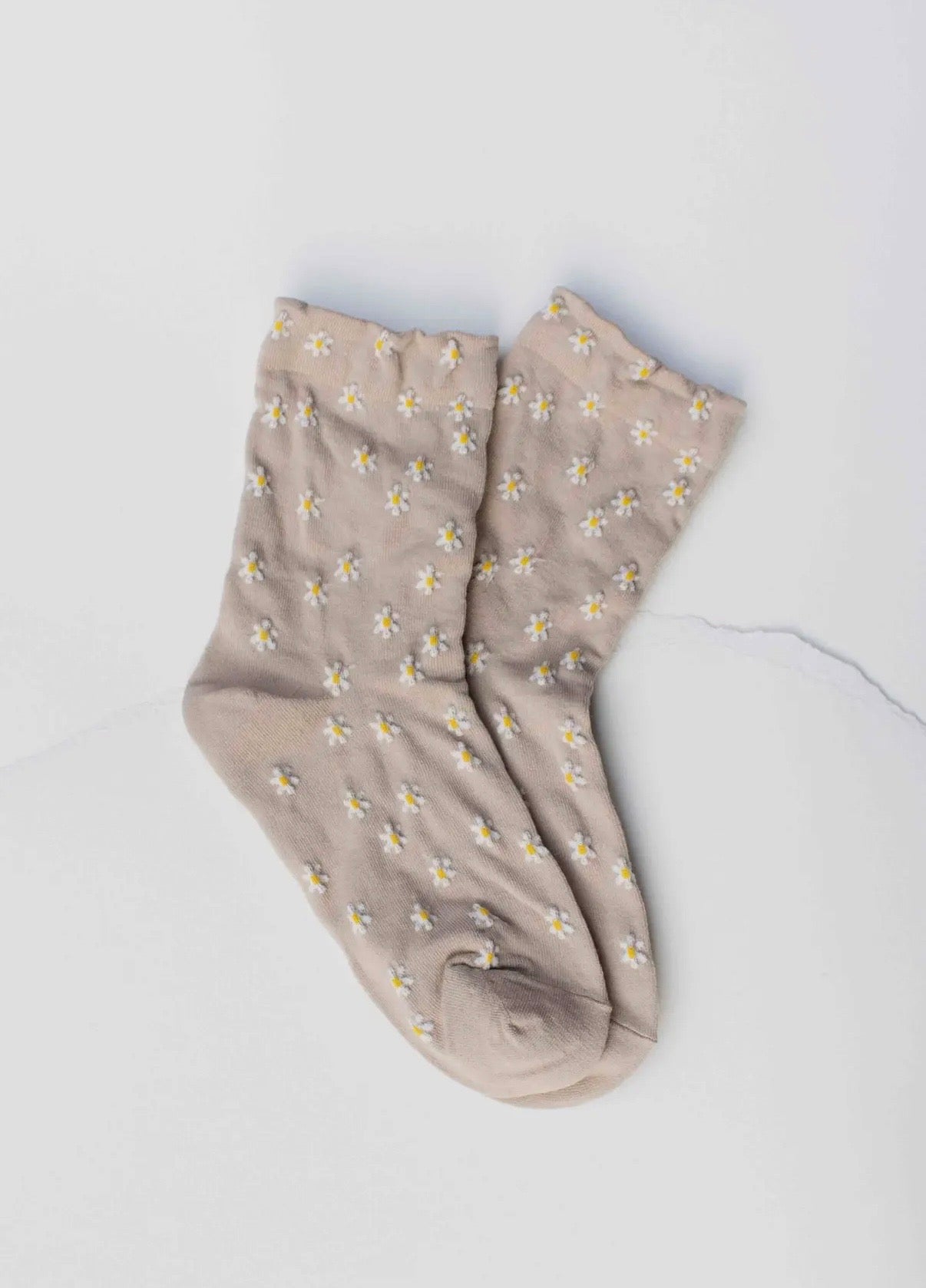 Daisy Meadow Cotton Blend Socks
