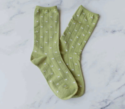 Heart Crew Socks