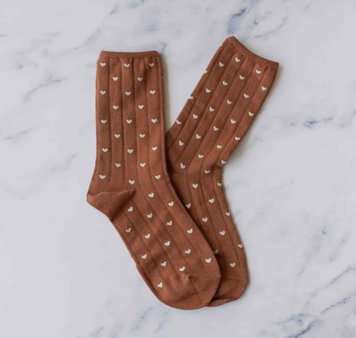 Heart Crew Socks