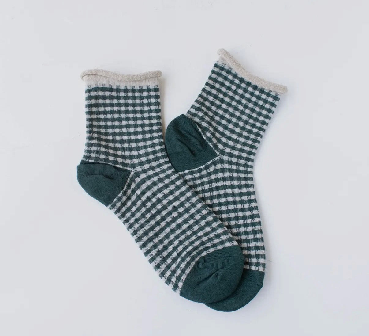 Gingham socks