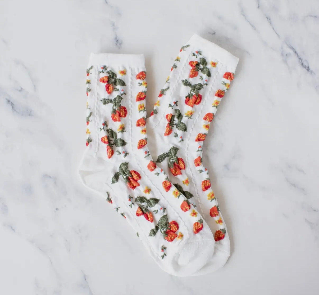 Strawberry Farm Casual Socks