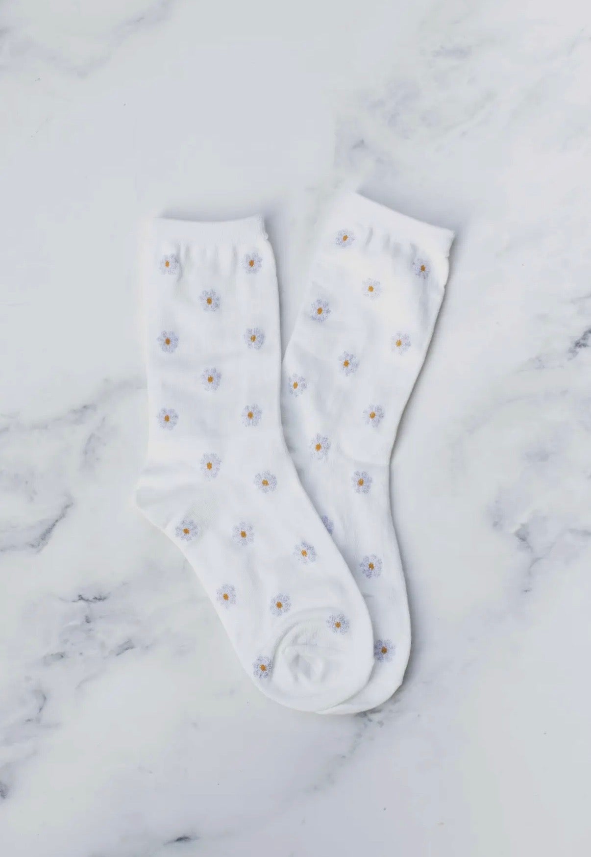 Daisy Pattern Socks