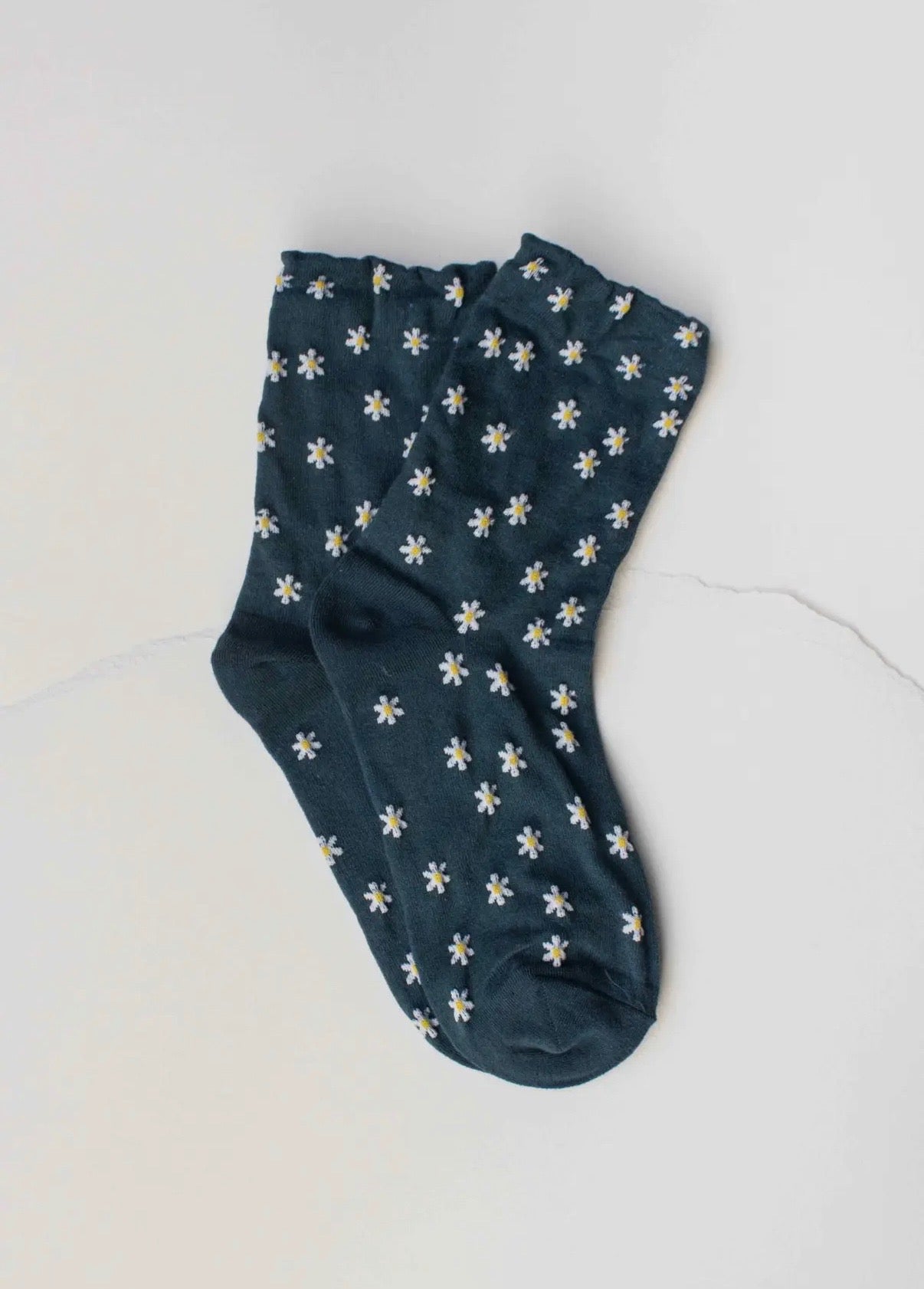 Daisy Meadow Cotton Blend Socks