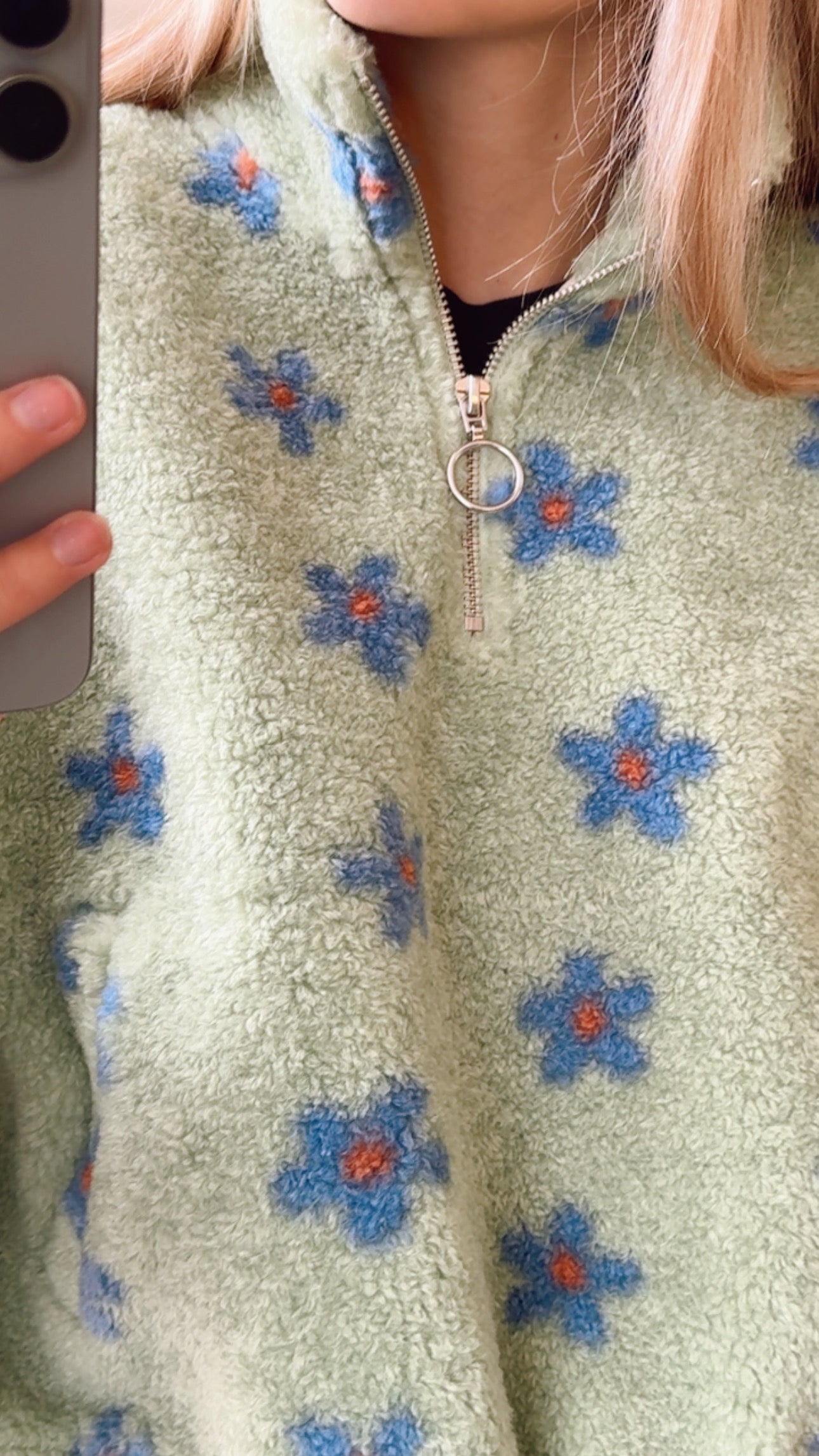 Green Cropped Sherpa