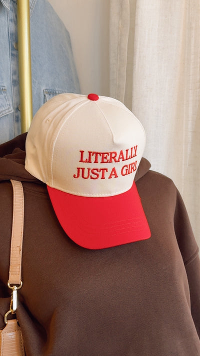 Literally Just a Girl Hat