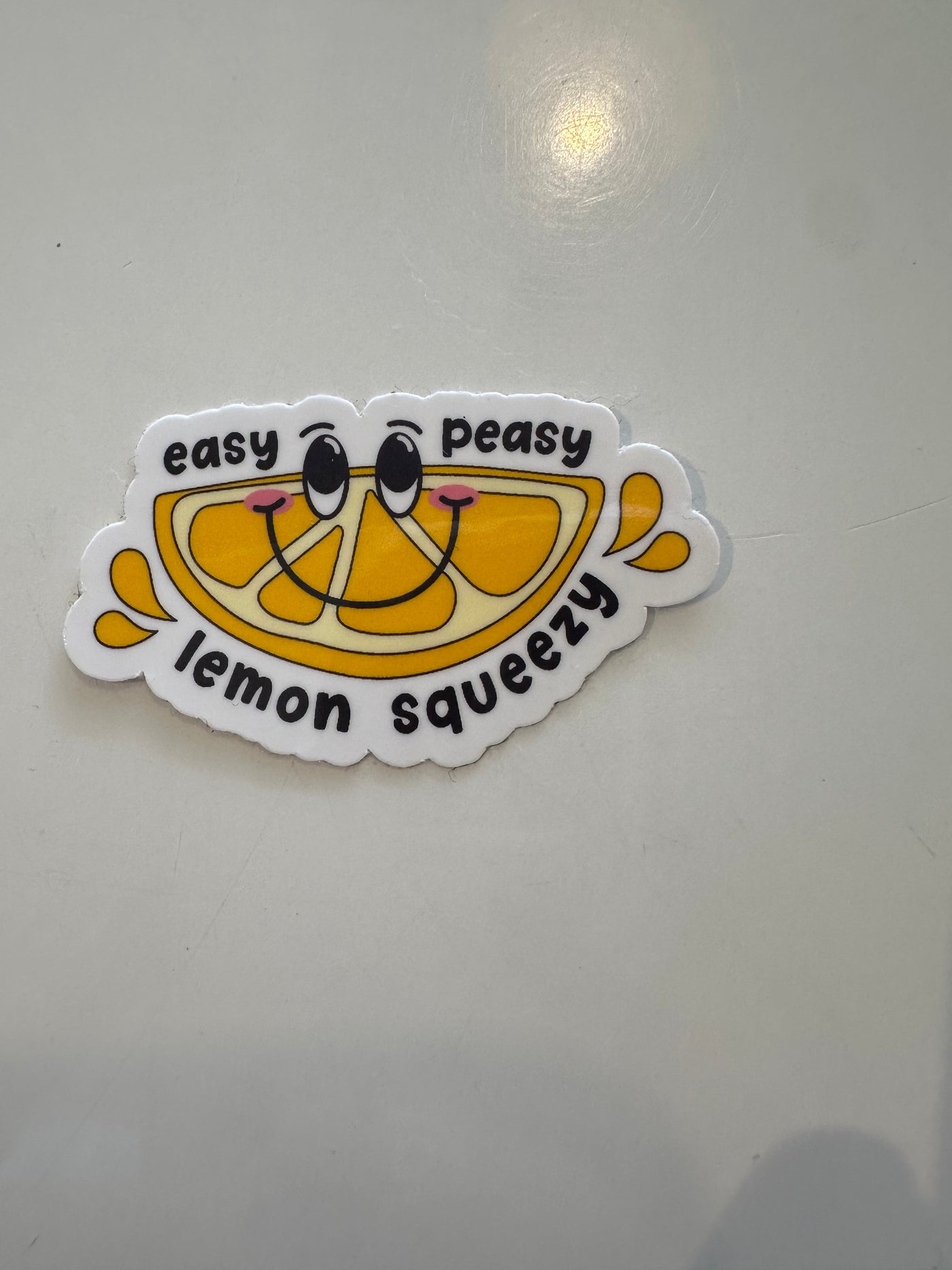 easy peasy lemon sticker