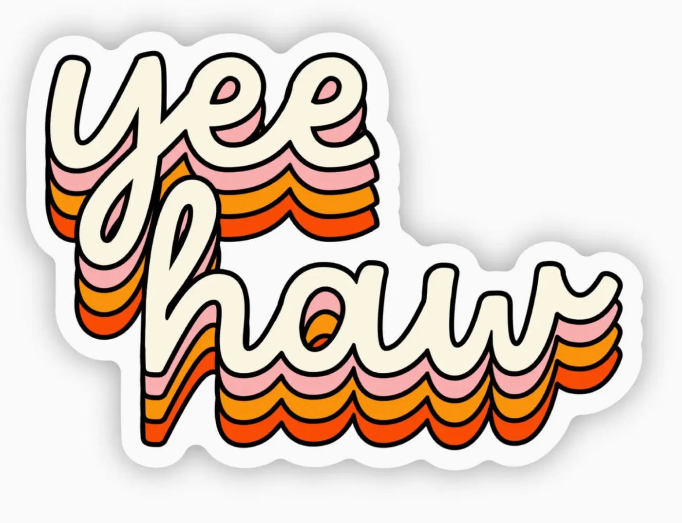 Yeehaw Sticker