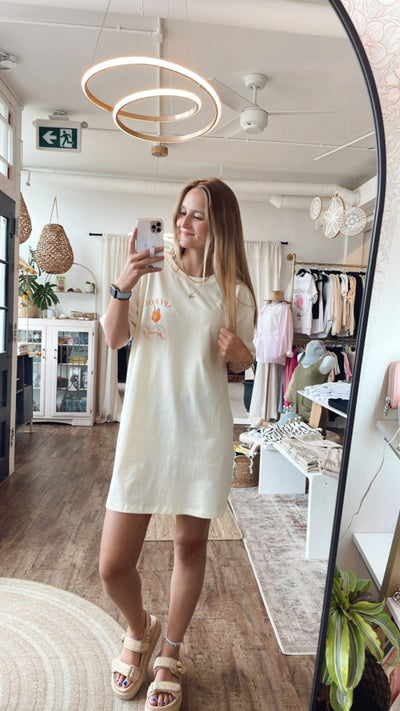 Aperol t shirt dress