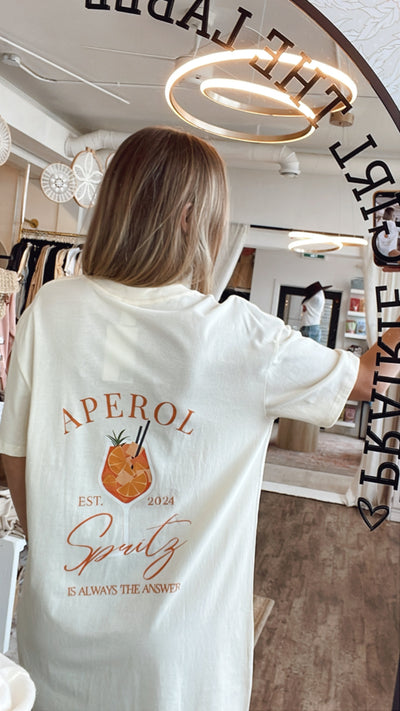 Aperol t shirt dress