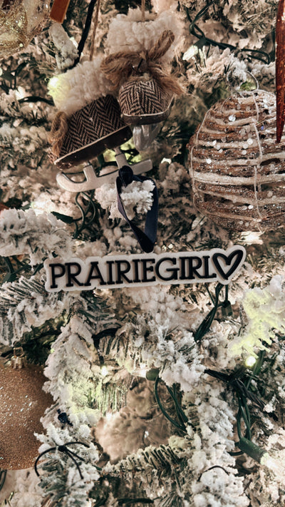 PRAIRIEGIRL Christmas ornament