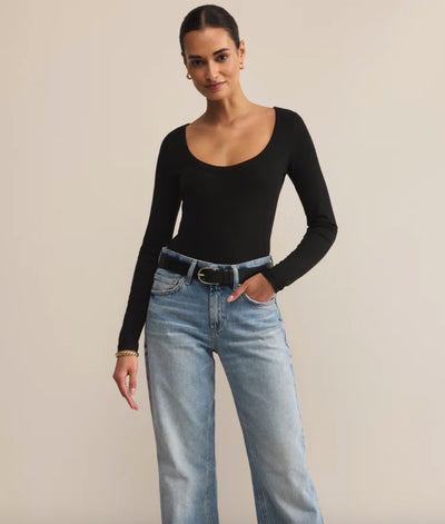 Second Skin Scoop Neck Top