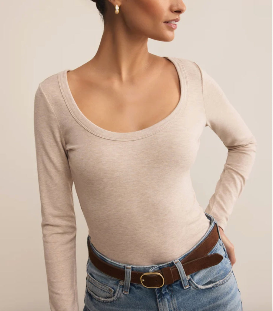 Second Skin Scoop Neck Top