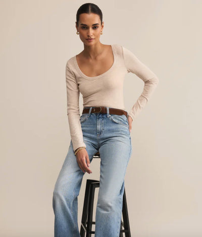 Second Skin Scoop Neck Top