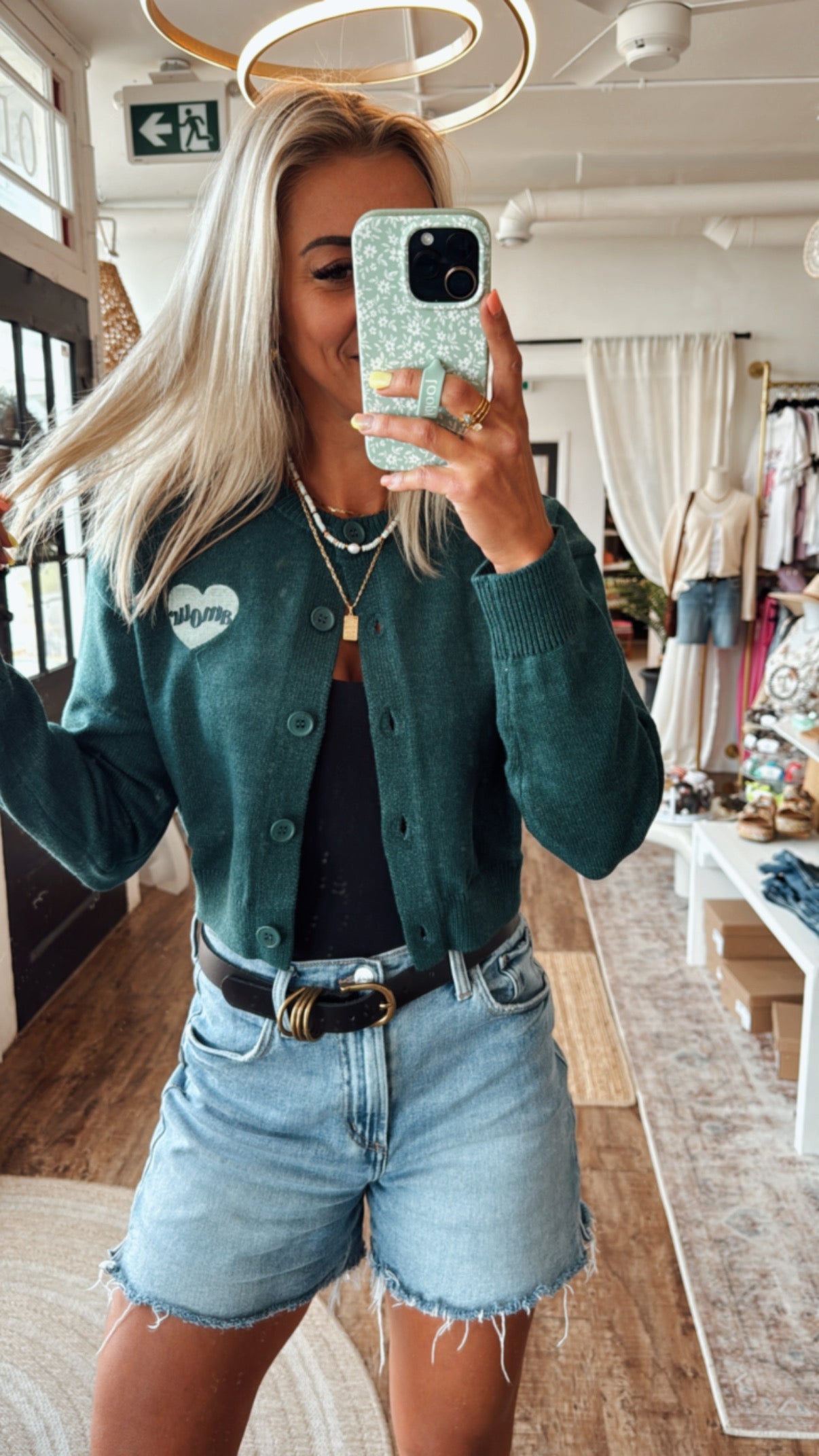 Turquoise Cardigan