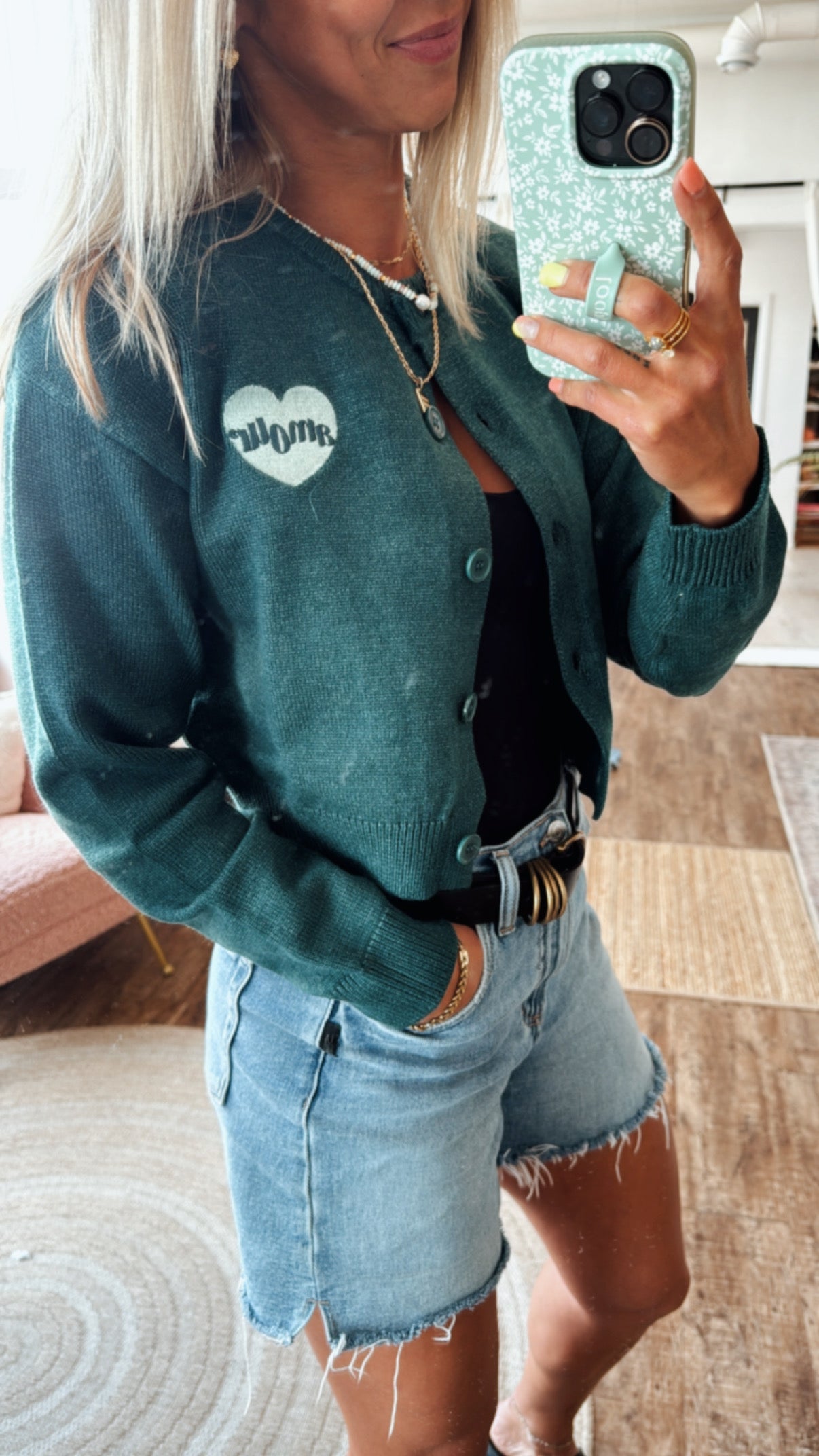 Turquoise Cardigan