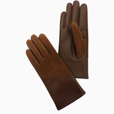 Ladies Suede and Leather Glove