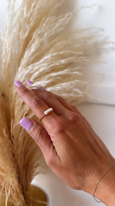 Pearl Beaded Ring