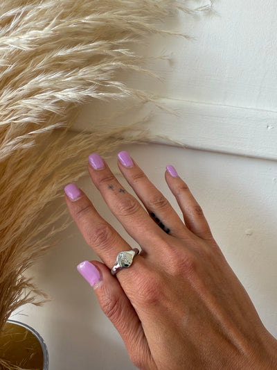 Silver Rose Ring