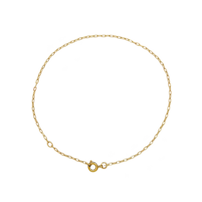 Beck Rectangle chain anklet