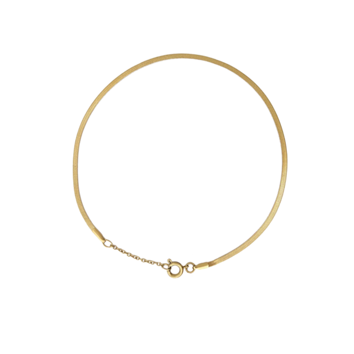 Ivy gold anklet