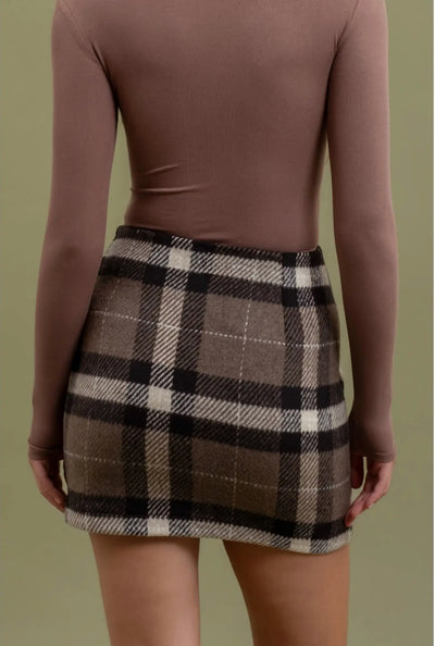 Plaid Mini Skirt