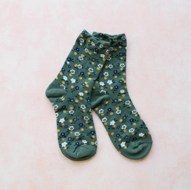 Garden Flower Socks