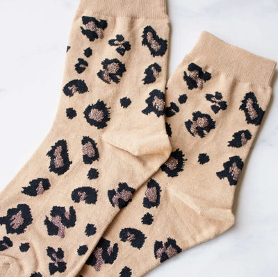 Women's Leopard Casual Socks