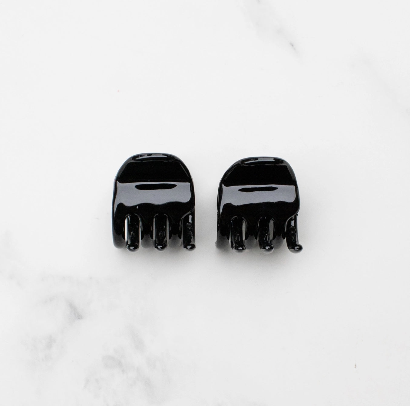 Glossy Basic Hair Claw Clip Set