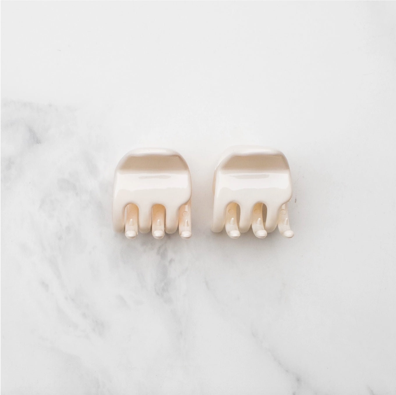 Glossy Basic Hair Claw Clip Set