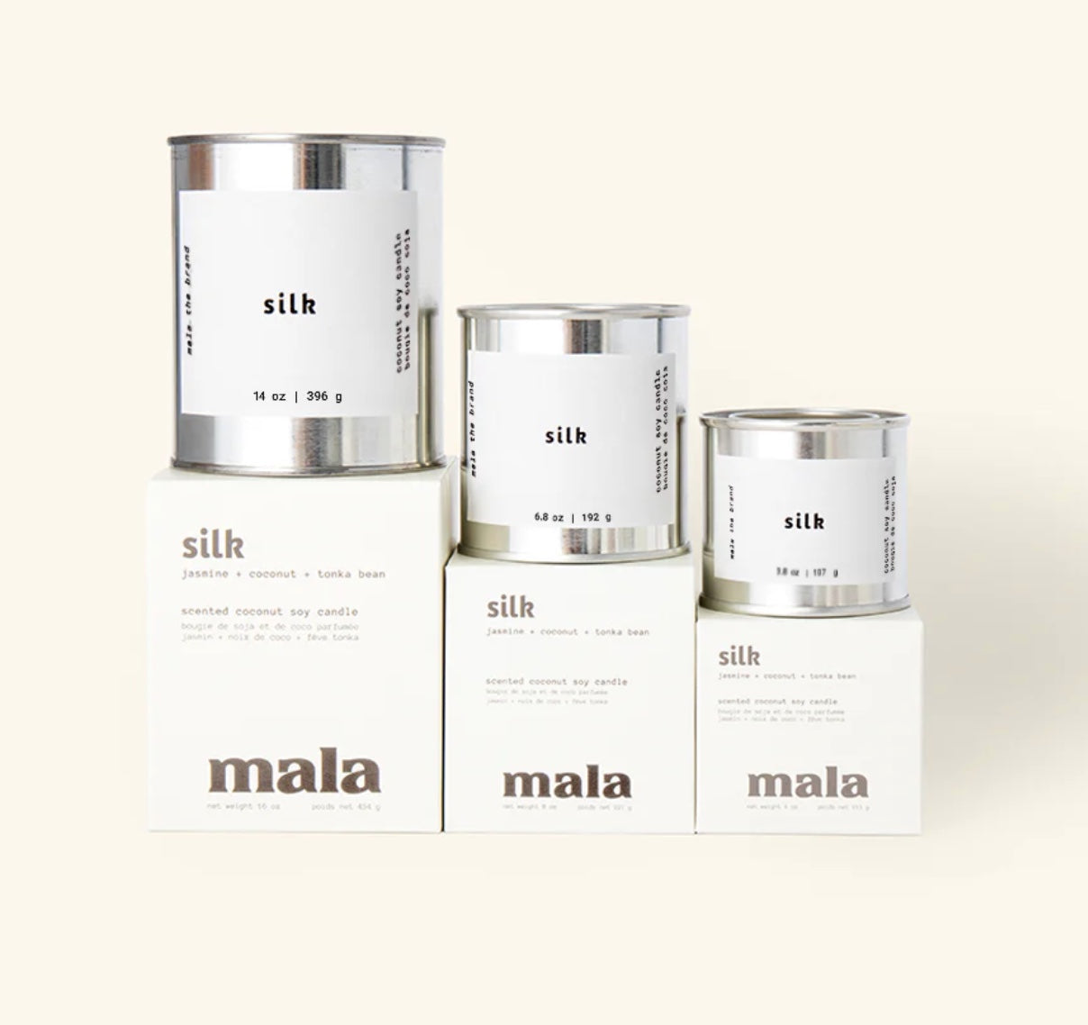 Mala the brand Silk Candle