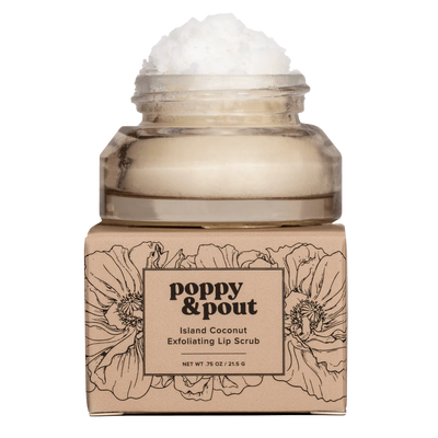 Poppy & Pout lip scrub