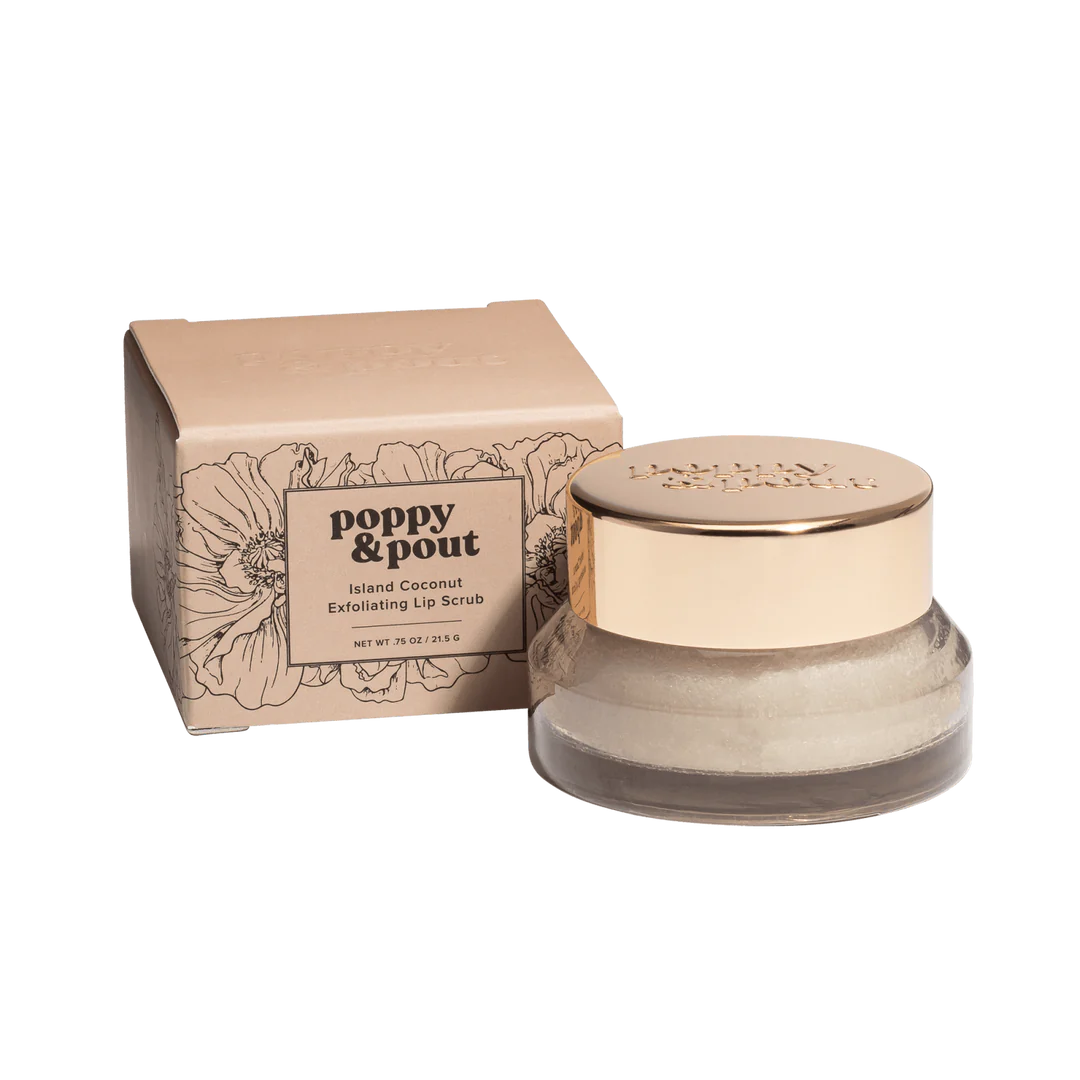 Poppy & Pout lip scrub