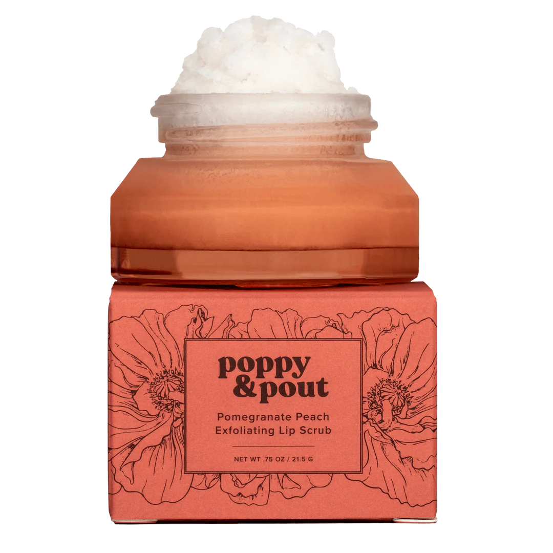 Poppy & Pout lip scrub