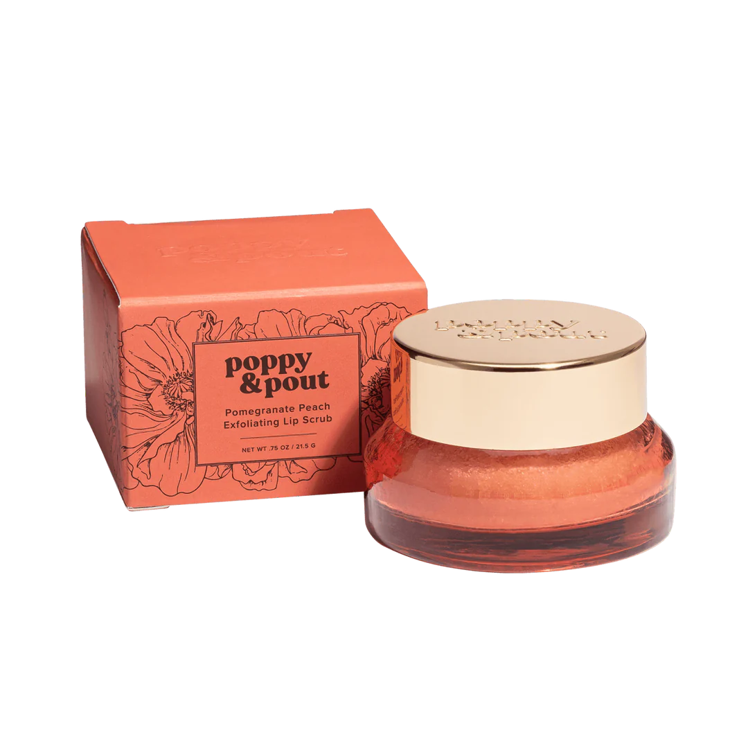 Poppy & Pout lip scrub