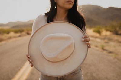 Two-Toned Vegan Suede Hats