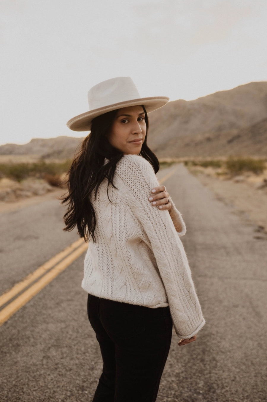 Two-Toned Vegan Suede Hats