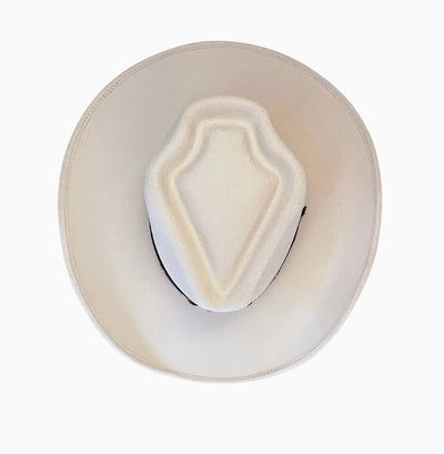 Unisex Vegan Suede Western Arrowhead Cowboy Hat