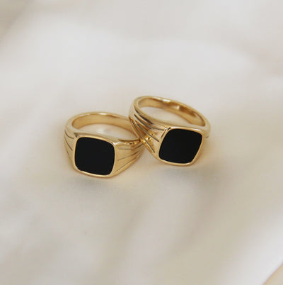 Black Signet Ring