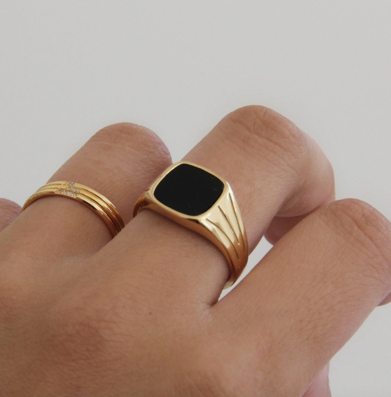 Black Signet Ring