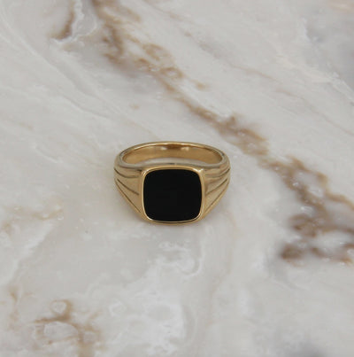 Black Signet Ring