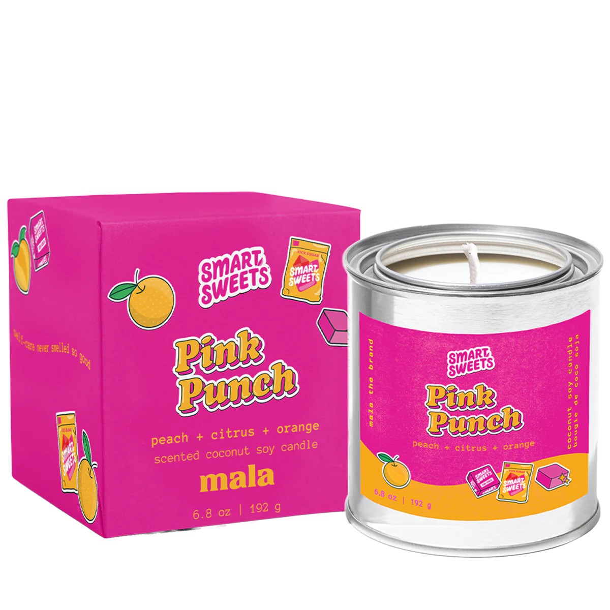 Mala pink punch candle