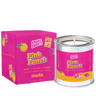 Mala pink punch candle