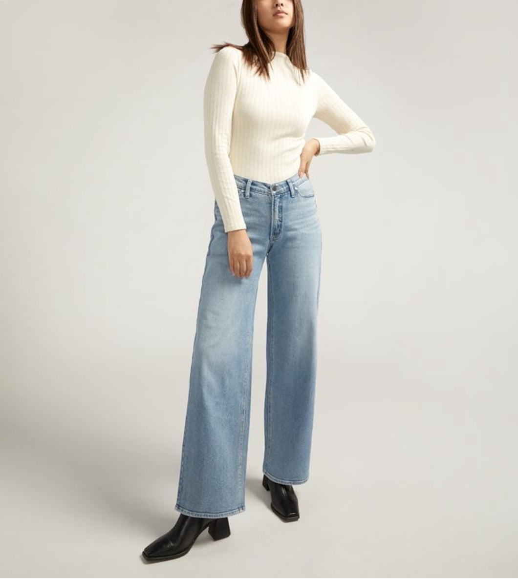 V front wide leg- Silver Jeans